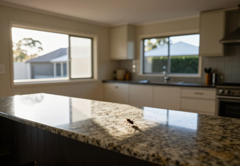 Safe, wasp-free area near a Kurnell business after removal